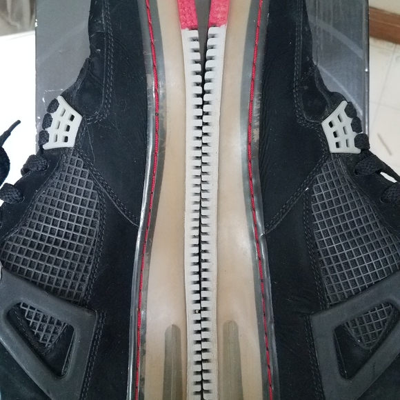 Nike Air Jordan Fusion (AJF 4) Bred/  Black Cement - Picture 2 of 12